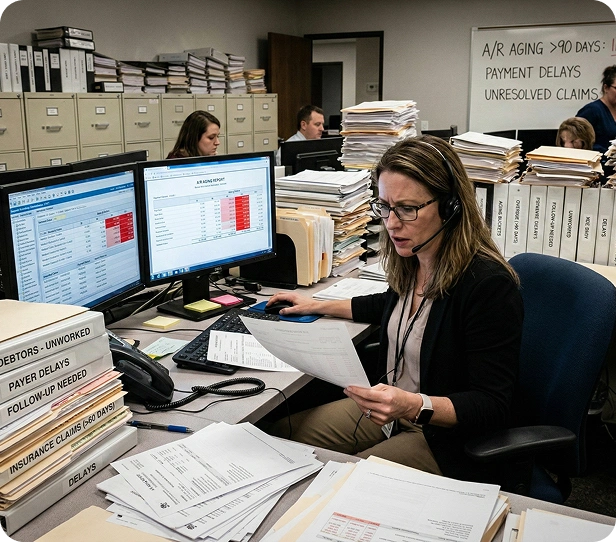 Aging AR insurance follow up
