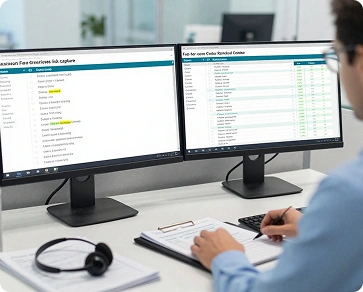 Fee for service RAF capture