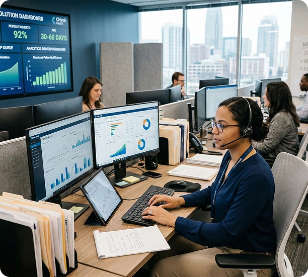 Insurance follow up revenue recovery