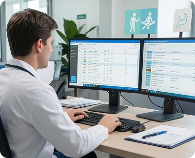 Multi setting hospital coding support