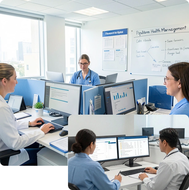 Population health RAF optimization services