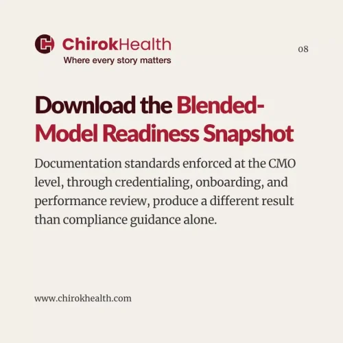 Blended model readiness assessment