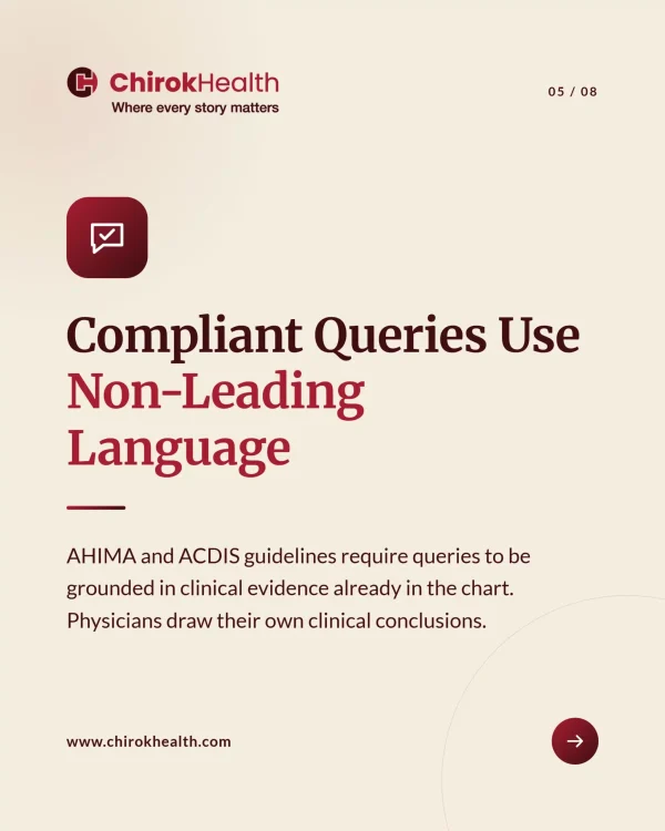 Nonleading Physician Queries