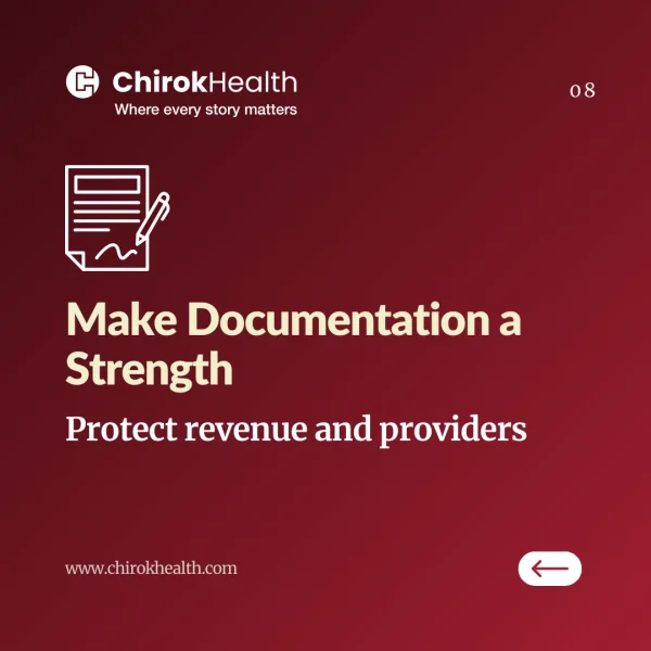 Documentation protects revenue integrity