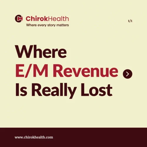 Where E/M revenue is lost
