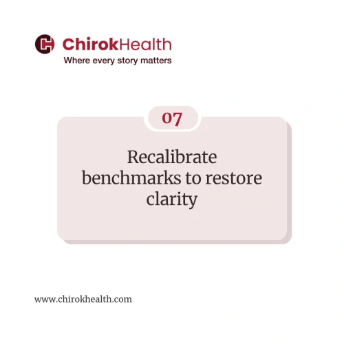 recalibrate healthcare benchmarks