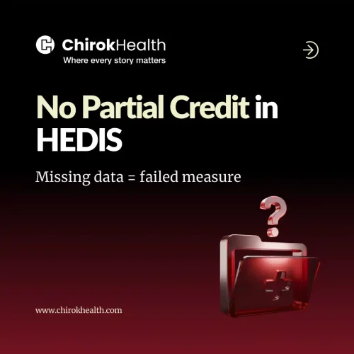 Incomplete documentation invalidating HEDIS measures