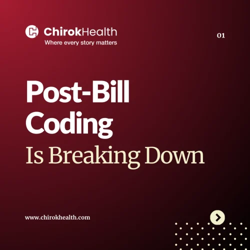 Post-bill coding breakdown