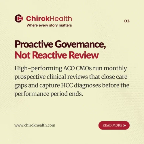 Proactive clinical governance