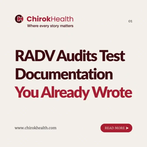 RADV audits review documentation