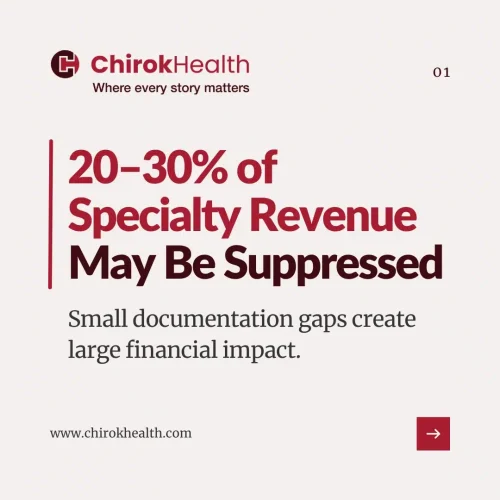 Specialty revenue suppression risk