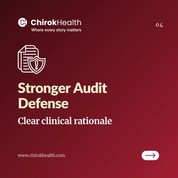Stronger clinical audit defense