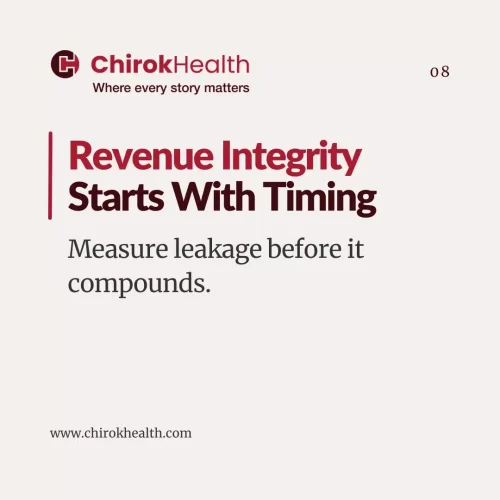 Revenue integrity timing strategy